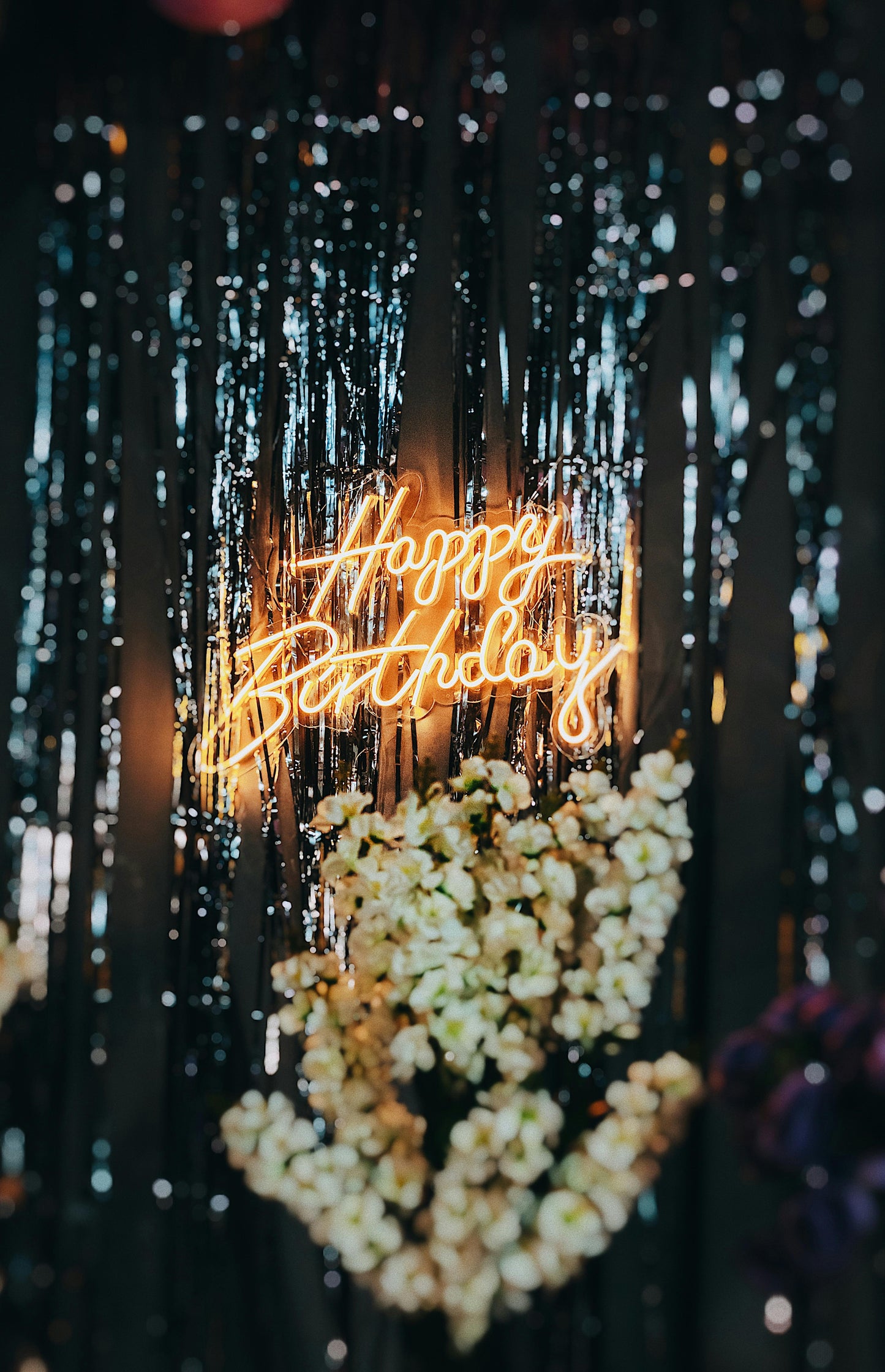 Happy Birthday Neon Light Sign – Acrylic Contour Cut