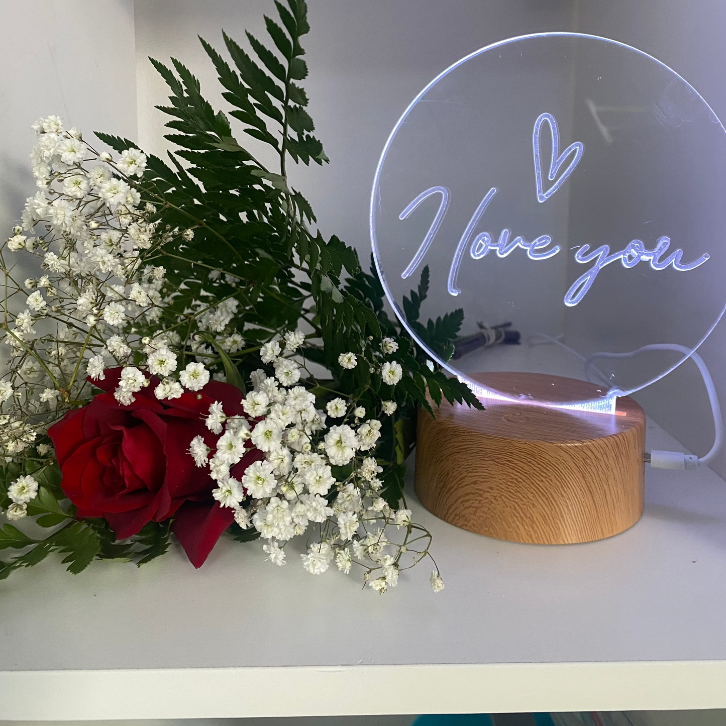 I Love You Desk Lamp