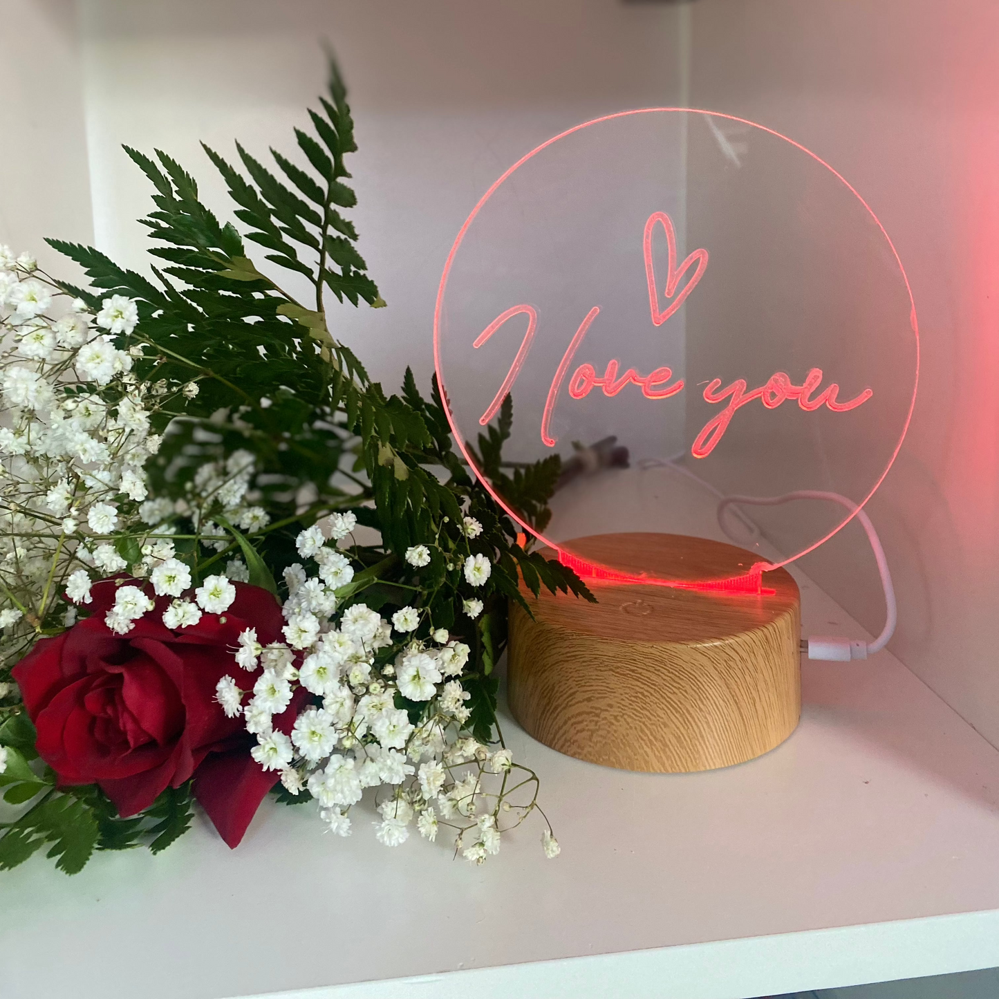 I Love You Desk Lamp