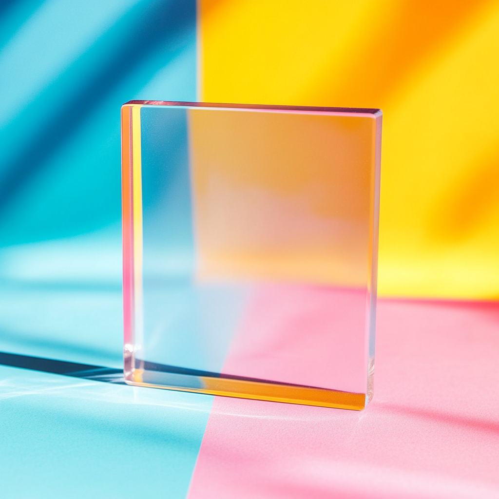 Square Acrylic Blank - Round Edge