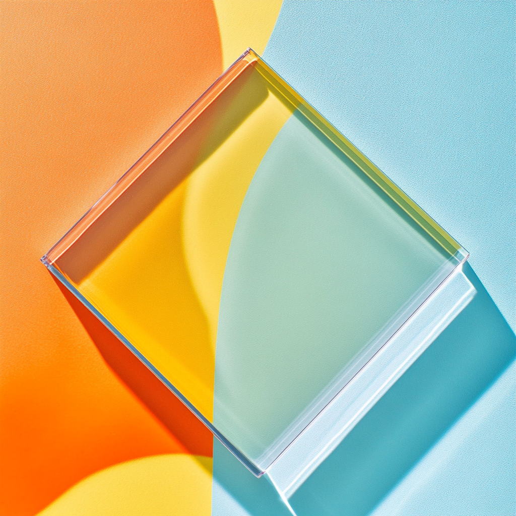 Square Acrylic Blank - Sharp Edge