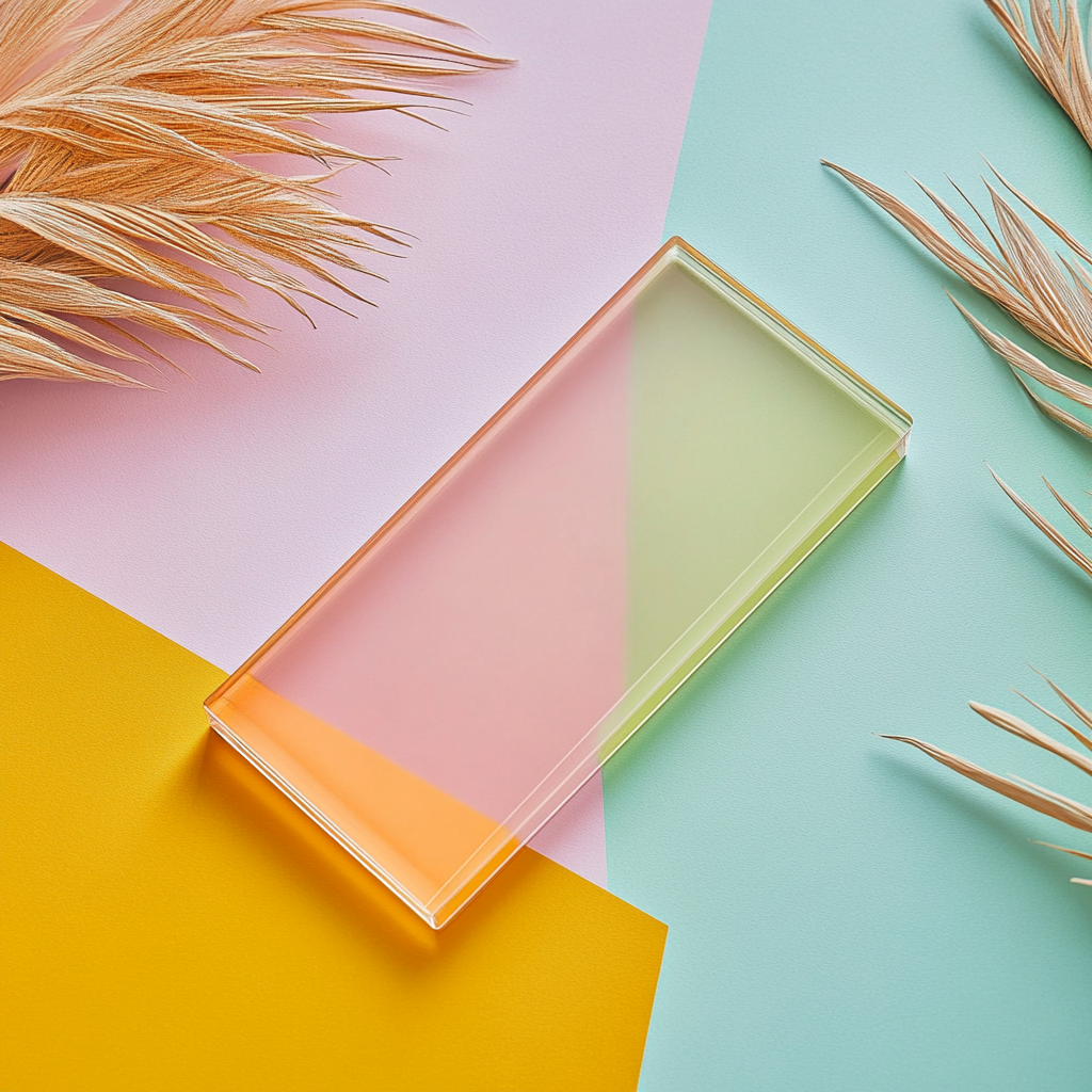 Rectangular Acrylic Blank - Round Edge
